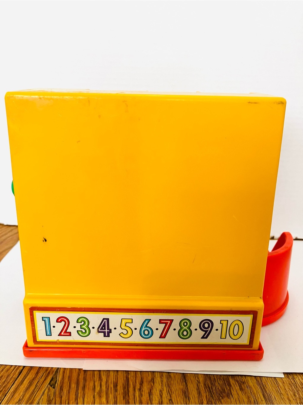 Fisher Price 1974 Toy Cash Register Works Has 7 Coins Minor Marks Read - Picture 7 of 12